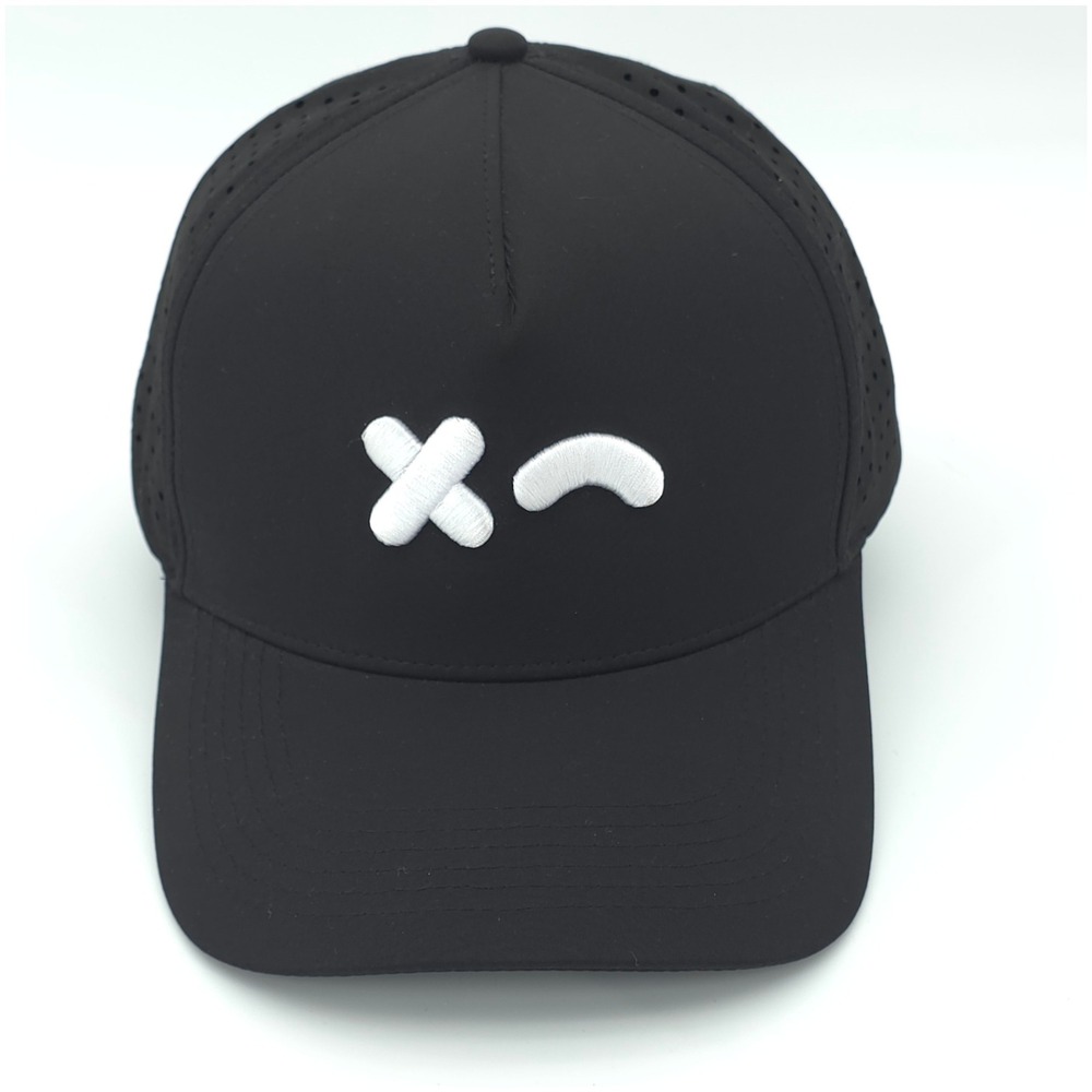 Rumble Boxing Hat Cap Mens Snap Back Black Perforated Performance Training